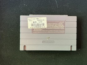 Demons Crest (Super Nintendo SNES, 1994) Authentic Tested & Working