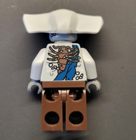 Official Lego Maccus Shark minifigure Pirates of the Caribbean Black Pearl 4184