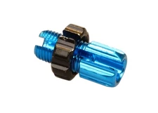 Dia-Compe M10 bicycle brake lever threaded barrel adjuster - BRIGHT DIP BLUE