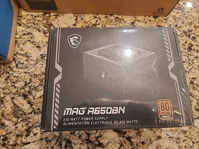New, Sealed MSI MAG A650BN 650W ATX 80+ BRONZE Power Supply PSU Free Ship