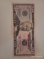 50 dollar bill (United States of America) :Used