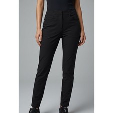 RLX Ralph Lauren Womens Black Slim Fit Golf Pants Side Zip Stretch Size 4