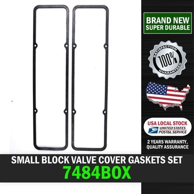 Valve Cover Gasket Small Block For Chevy Steel 4.3L 5.0L 5.7L 7484BOX OE Replace