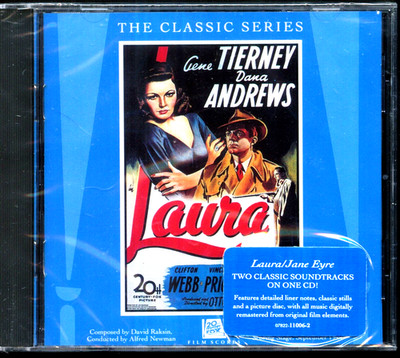 Laura & Jane Eyre - Alfred Newman 1944 & Bernard Herrmann 1943 - FOX NEW 1993 CD
