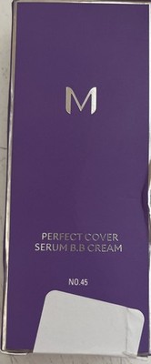 MISSHA M Perfect Cover Serum BB Cream Deep Mocha No.45 1.18oz UNSEALED TUBE