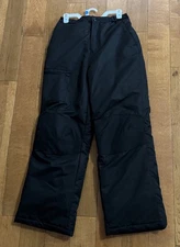 NEW Swiss Tech boys water resistant black snow pants size XXL (18).