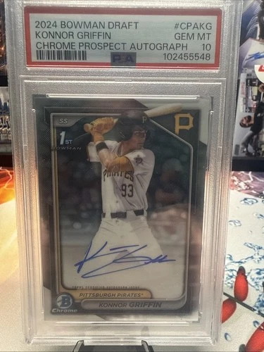 2024 Bowman Draft Konnor Griffin 1st Bowman Auto PSA10