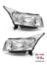 Headlight Assembly for 2011 2012 2013 2014 2015 Chrome Housing Clear Reflector