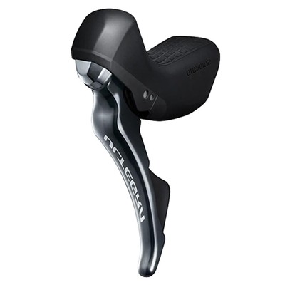 LEVIER-MANETTE ROUTE MICROSHIFT 10V. DOUBLE ALU NOIR (PAIRE) COMPATIBLE SHIMANO