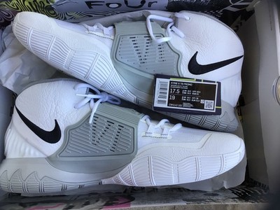 Nike Mens Kyrie Mid 6 TB Promo  Basketball Shoes Size 17.5 White Gray CW4147-102