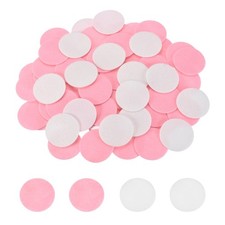 100 Pcs Adhesive Felt Circles 38mm 1-1/2" Circle Stickers Pink/White