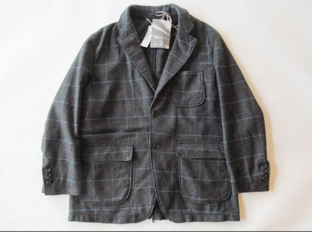 Engineered Garments Zip Jacket WP Windowpane Char… - image 1