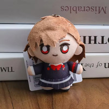 10CM Cute Anime School Girl Plush Keychain Soft Stuffed Doll Pendant Kawaii Mini
