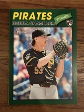 2026 Topps Heritage - Bubba Chandler #265 Green Border (RC) Pirates