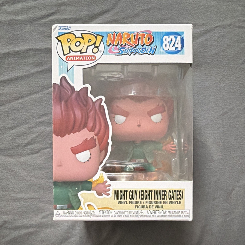 Funko Pop! Animation Naruto Shippuden Might Guy (Eight Inner Gates) #824 Boxed