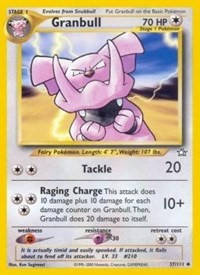 Pokemon Granbull (37/111) Neo Genesis NM