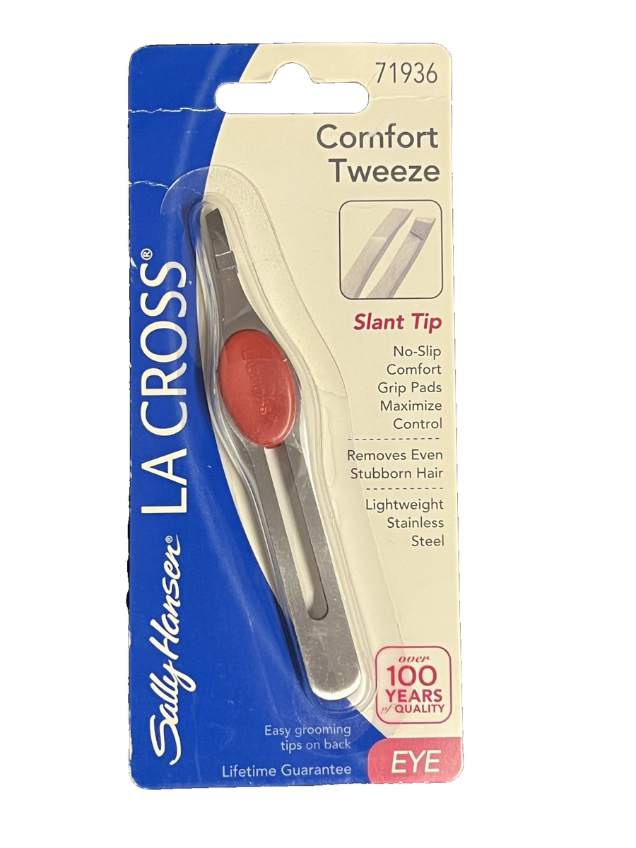 Sally Hansen LA Cross Comfort Tweeze Slant Tip Tweezer (71936) Red