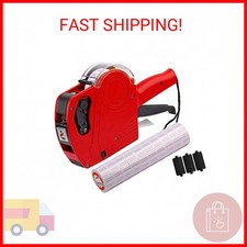 MX-5500 8 Digits Price tag Gun with 5000 Sticker Labels, Pricing Gun Kit for Off
