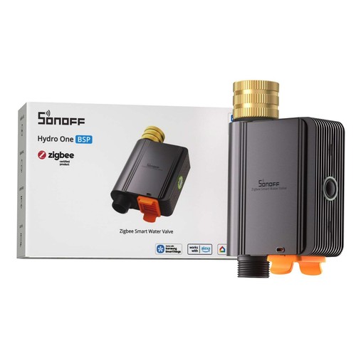 SONOFF SWV-ZFE Hydro ONE Zigbee Smart Sprinkler Timer, Brass Inlet,