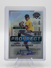 2024 Panini Prospect Edition - Nathan Dettmer #109 Silver Prizm Signatures (AU,