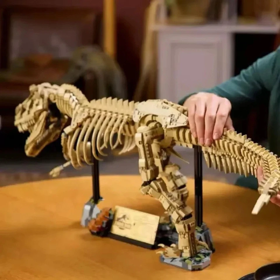 3145pcs T Rex Dinosaur Fossil 100cm Building Blocks Statue Display Toy Gift Set - Image 2 of 4