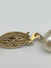 14k Gold FW Pearl Knotted String Necklace 30.7 g — photo 6