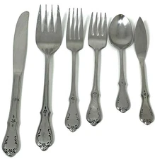 Oneida Northland EVENING STAR Stainless Korea Burnished Glossy Flatware CHOICE