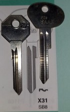 Saab X31 Ass43 Sb8 Key Blank