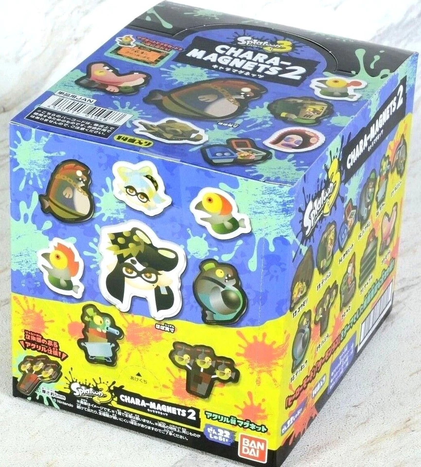 Imanes Splatoon 3 personajes ver. 2 (14 piezas en 1 caja) con tarjetas nota Nintendo Foto 2 de 4