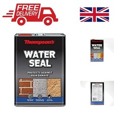 5 Litre Thompsons Water Seal - Fast Drying Clear Sealant for Outdoor Protection