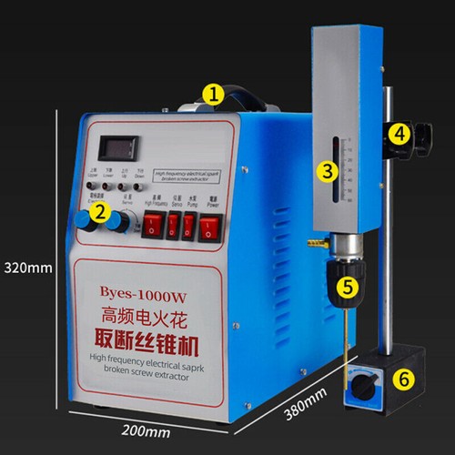  Breaking Tap Screw Drill Tap Electromechanical Pulse EDM Drilling Machine - Foto 3 di 10