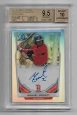 MANUEL MARGOT 2014 BOWMAN CHROME PROSPECT REFRACTOR AUTO BGS 9.5 #179/500