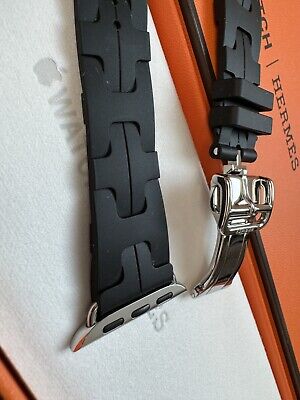 Apple Watch Hermes Series 9 41 Noir Kilim Deployment Band 2023 | eBay