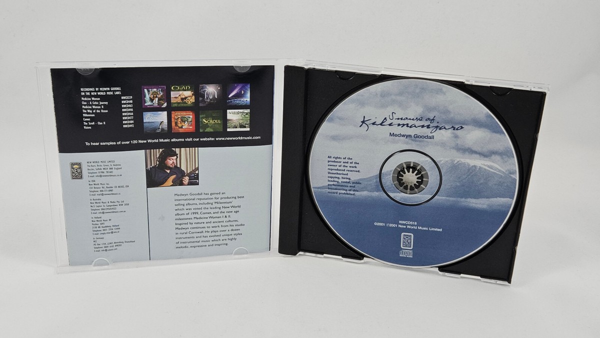 Medwyn Goodall - Snows Of Kilimanjaro CD NEW CASE (A24) | eBay