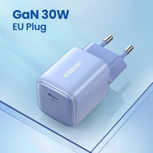 Chargeur Nexode UGREEN GaN 30 W USB Type C PD QC 3.0 Chargeur Rapide pour iPhone 15 14 - Photo 8 sur 16