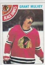 78/79 TOPPS...GRANT MULVEY...CARD # 261...BLACKHAWKS...FREE COMBINED SHIPPING