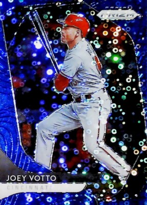 2020 Panini Prizm Quick Pitch Blue Donut Circle  /199 SP #33 Joey Votto REDS