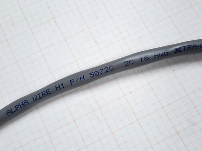 Alpha Wire 5072C 16/2C XtraGuard 1 Premium Control/Instrumentation Cable /10ft