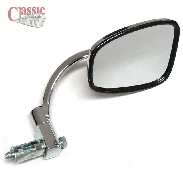 CHROME HANDLEBAR BAR END MIRROR SUITABLE FOR TRIUMPH TR6 TROPHY T120