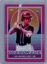 2021 Panini Chronicles #2 Ha-Seong Kim Overdrive Pink #/50