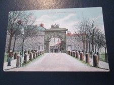 Postcard of Fulwood Garracks, Preston (written but no stamp etc) shows people