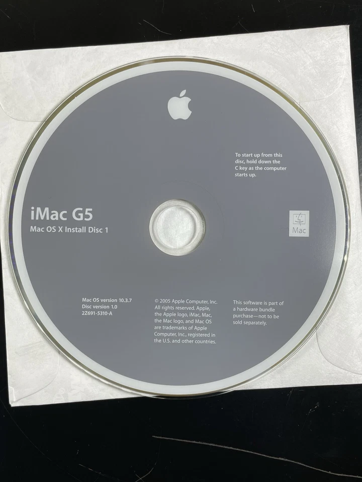 Panther 10.3.7 for first generation 17" & 20" iMac G5's - Image 3 of 4