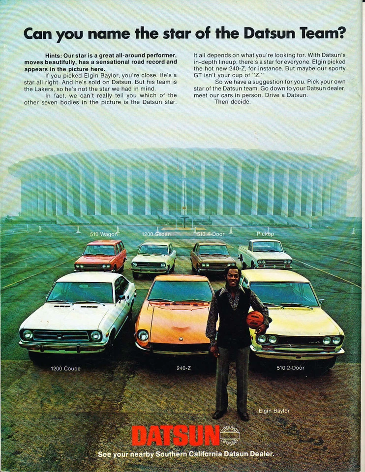 Nov 27 1970 Phoenix Suns Los Angeles Lakers Program NBA13 - Image 2 of 2