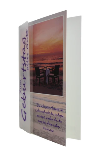 Geburtstagskarte mit Spruch Zitat Karte Geburtstag Glückwunschkarte Grußkarte - Bild 2 von 6