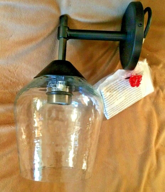 Pottery Barn Mercer Triple Sconce Antique Bronze Finish For Sale