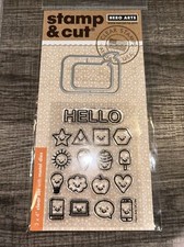 Hero Arts EVERYTHING SMILES, HELLO Poly Clear Stamps and Metal Dies