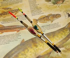 TWO OLD ENGLISH HYBRID HAND-CRAFTED FLOATS