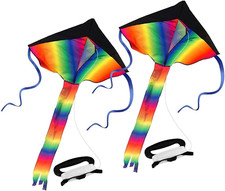 Paquete De 2 Cometas Rainbow Delta, Cometas Para Ninos Y Adultos Faciles De ...