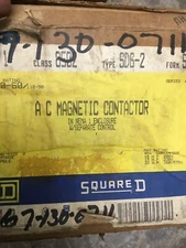 Square D size 2 contactor 120V Coil  SDG-2 8502 Lighting Contactor 600v 25HP