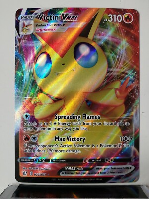 HOLO Victini VMAX 022/163 NM / M - Battle Styles Pokemon Card $2 Flat Shipping | eBay HOLO Victini VMAX 022/163 NM / M - Battle Styles Pokemon Card $2 Flat Shipping | eBay